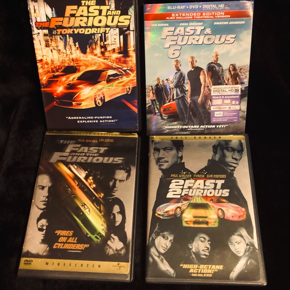 Fast & Furious DVD’S